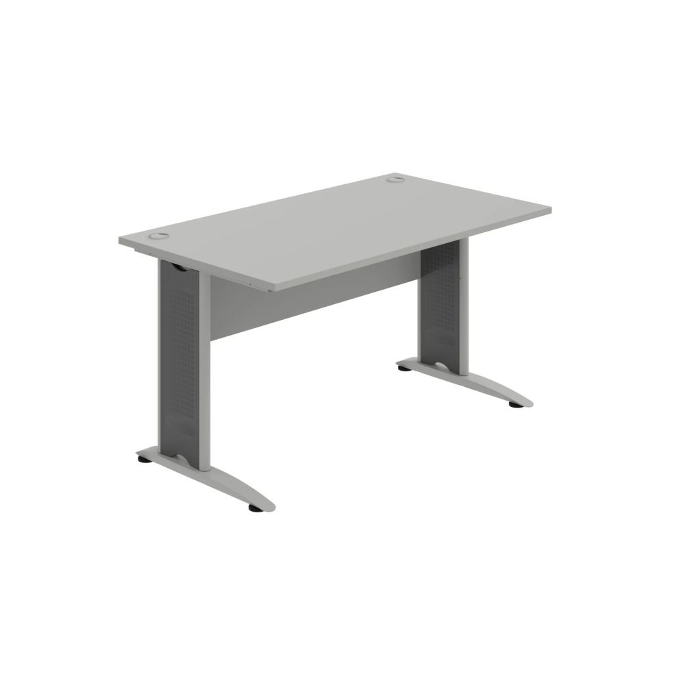 HOBIS kancelářský stůl pracovní rovný - CS 1400, šedá