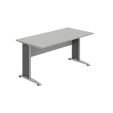 HOBIS kancelářský stůl pracovní rovný - CS 1600, šedá