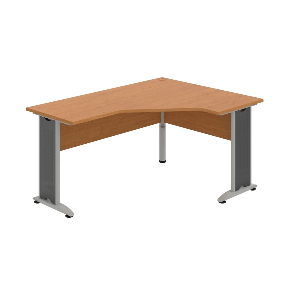 HOBIS kancelářský stůl pracovní tvarový, ergo levý CEV 60 L, olše