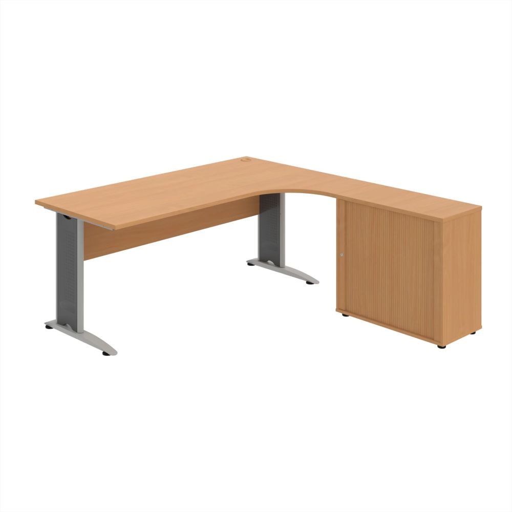 HOBIS kancelářský stůl pracovní, sestava levá - CE 1800 HR L, buk