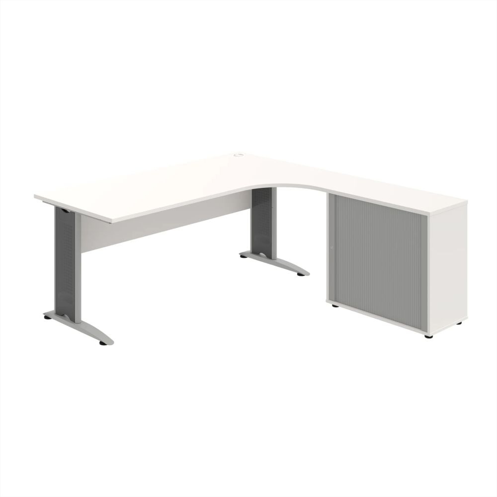 HOBIS kancelářský stůl pracovní, sestava levá - CE 1800 HR L, bílá