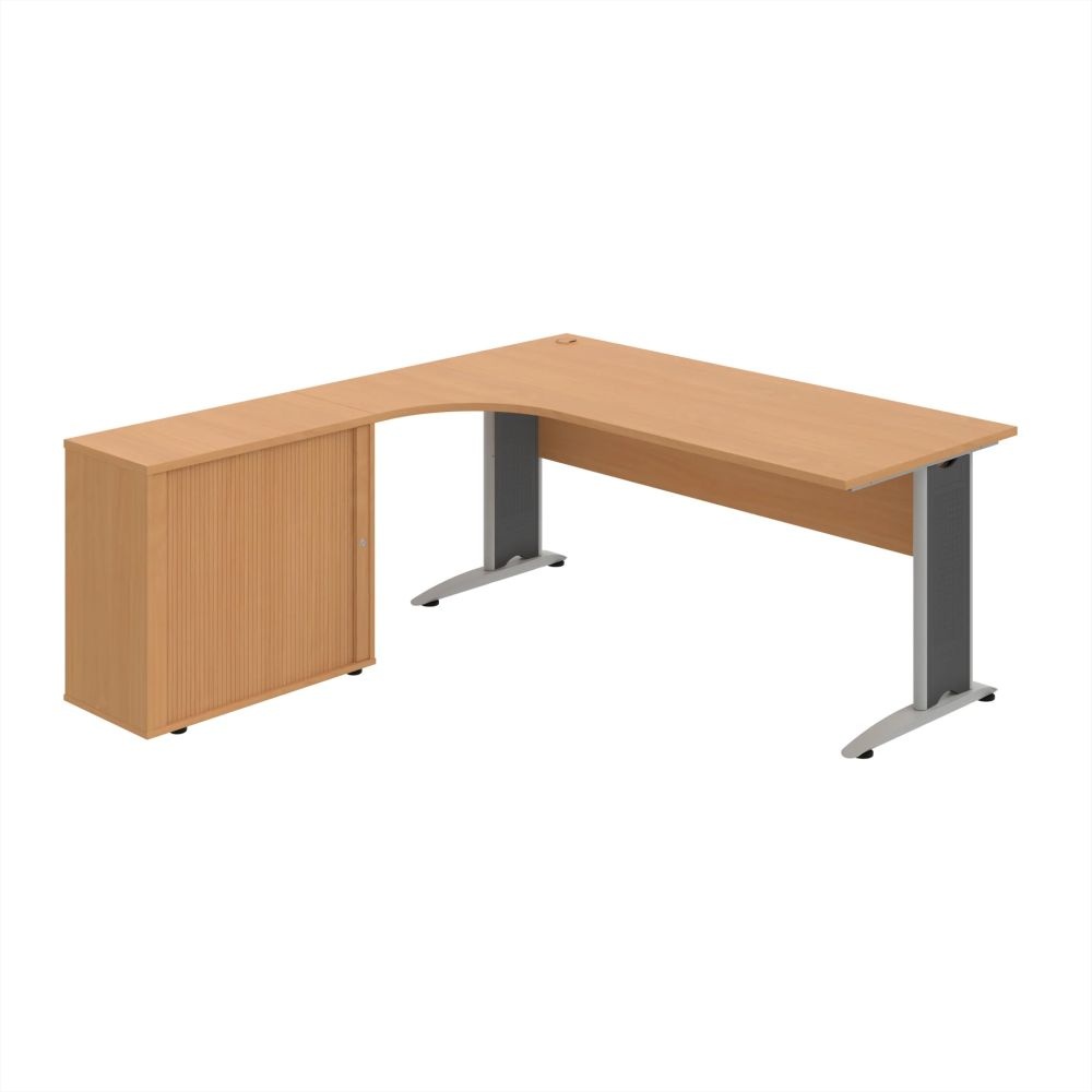 HOBIS kancelářský stůl pracovní, sestava pravá - CE 1800 HR P, buk