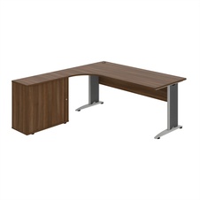 HOBIS kancelářský stůl pracovní, sestava pravá - CE 1800 HR P, ořech