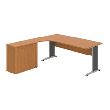 HOBIS kancelářský stůl pracovní, sestava pravá - CE 1800 HR P, olše