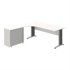 HOBIS kancelářský stůl pracovní, sestava pravá - CE 1800 HR P, bílá