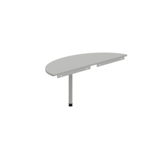 HOBIS přídavný stůl zakončovací oblouk - GP 160, šedá