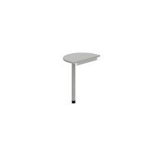 HOBIS přídavný stůl zakončovací oblouk - GP 60, šedá