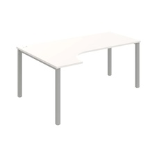 HOBIS kancelářský stůl, ergo pravý - UE 1800 P, bílá