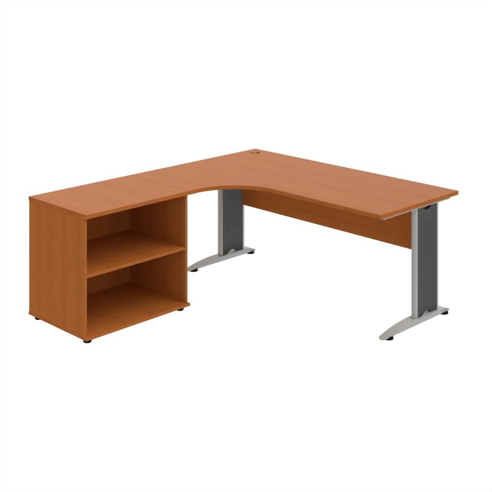 HOBIS kancelářský stůl pracovní, sestava pravá - CE 1800 60 H P, třešeň