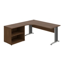 HOBIS kancelářský stůl pracovní, sestava pravá - CE 1800 60 H P, ořech