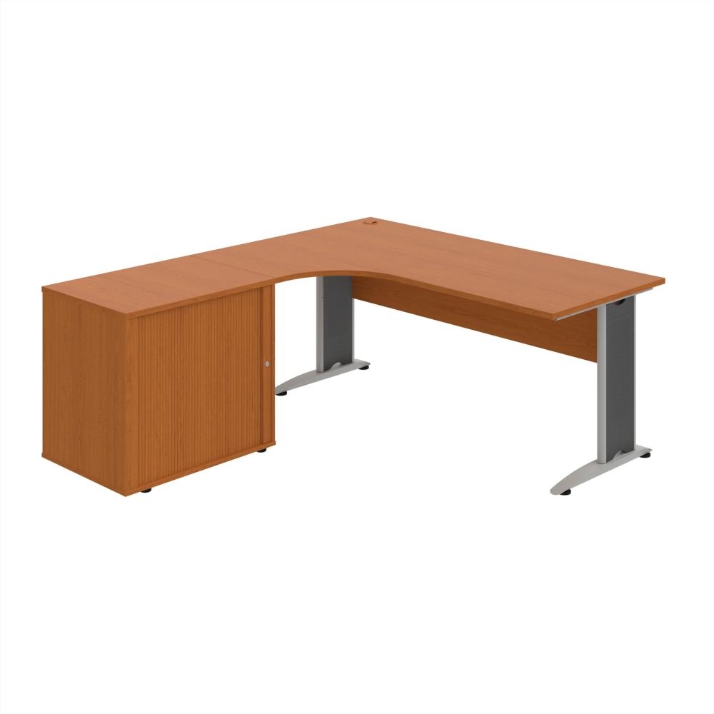 HOBIS kancelářský stůl pracovní, sestava pravá - CE 1800 60 HR P, třešeň
