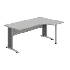 HOBIS kancelářský stůl pracovní, sestava levá - CE 1800 60 L, šedá