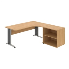 HOBIS kancelářský stůl pracovní, sestava levá - CE 1800 H L, dub