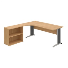 HOBIS kancelářský stůl pracovní, sestava pravá - CE 1800 H P, dub
