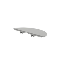 HOBIS přídavný stůl zakončovací oblouk - CP 160, šedá