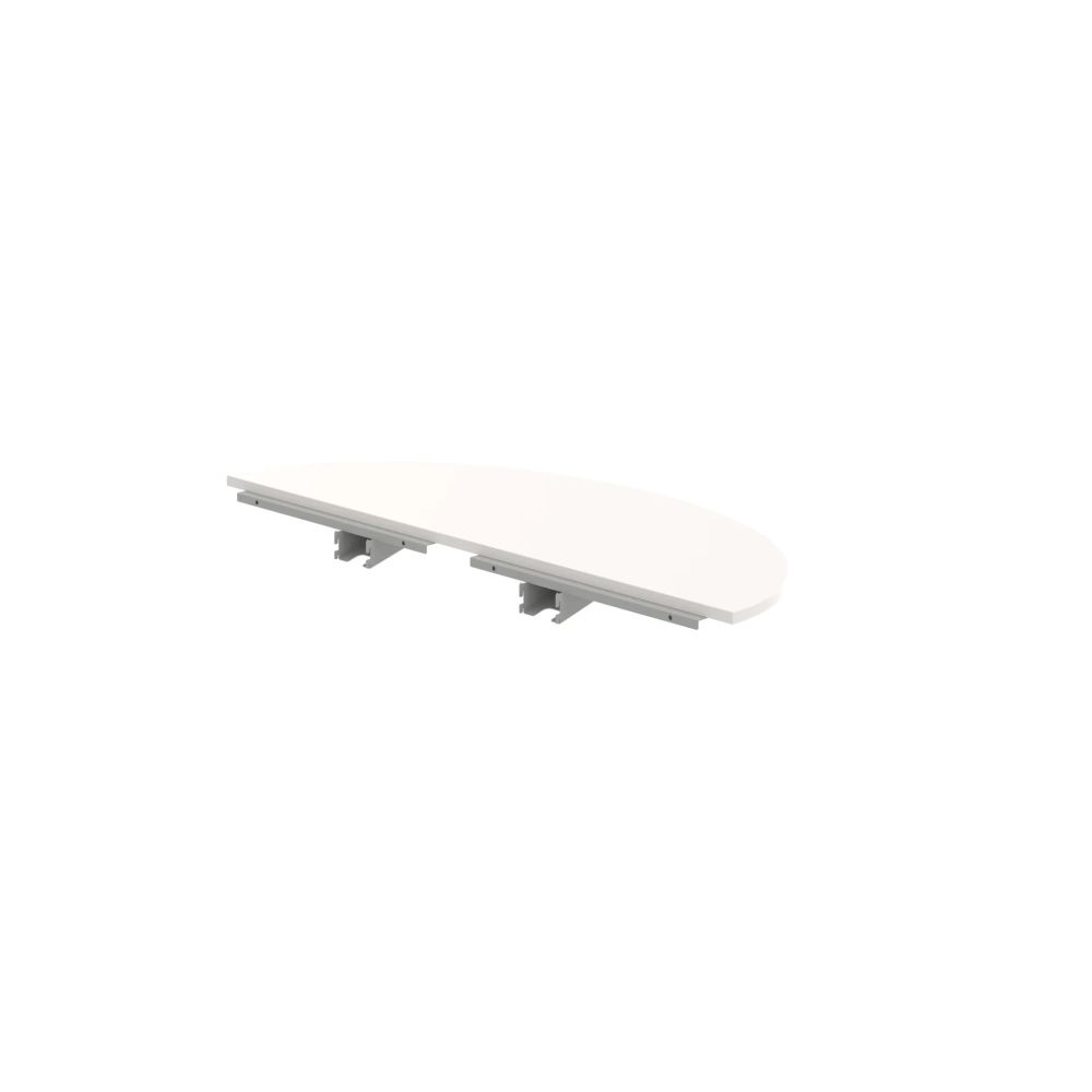 HOBIS přídavný stůl zakončovací oblouk - CP 160, bílá