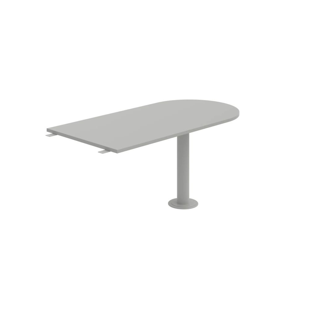 HOBIS přídavný stůl jednací oblouk - GP 1600 3, šedá
