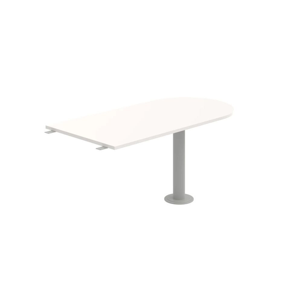HOBIS přídavný stůl jednací oblouk - GP 1600 3, bílá
