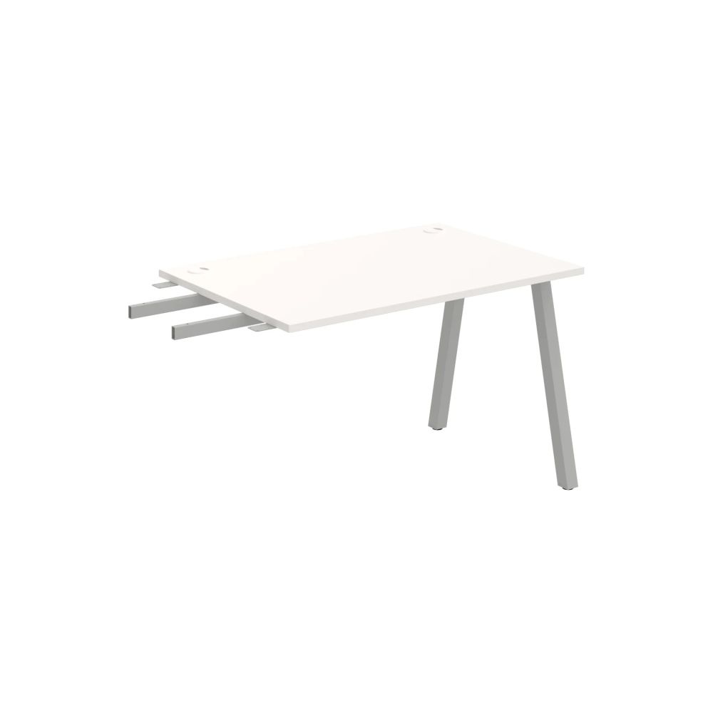 HOBIS přídavný stůl do úhlu - US A 1200 RU, hloubka 80 cm, bílá