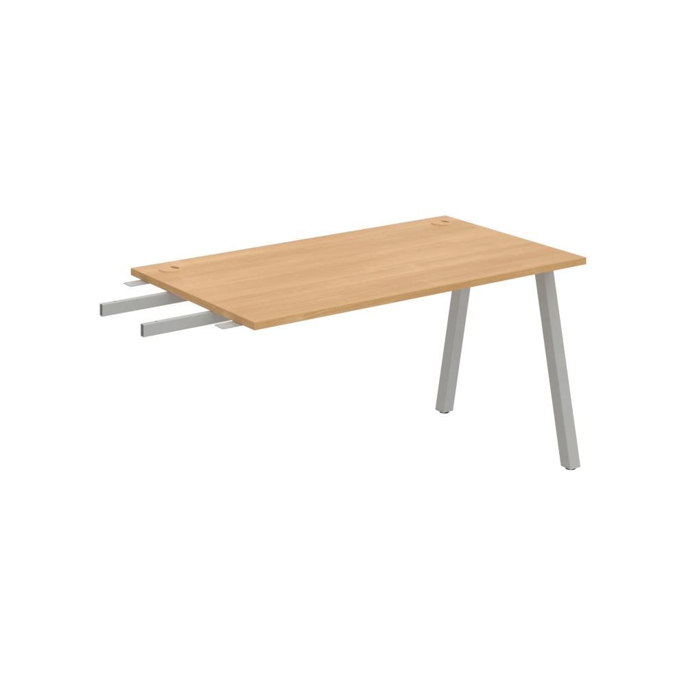 HOBIS přídavný stůl do úhlu - US A 1400 RU, hloubka 80 cm, dub