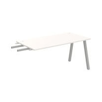 HOBIS přídavný stůl do úhlu - US A 1600 RU, hloubka 80 cm, bílá