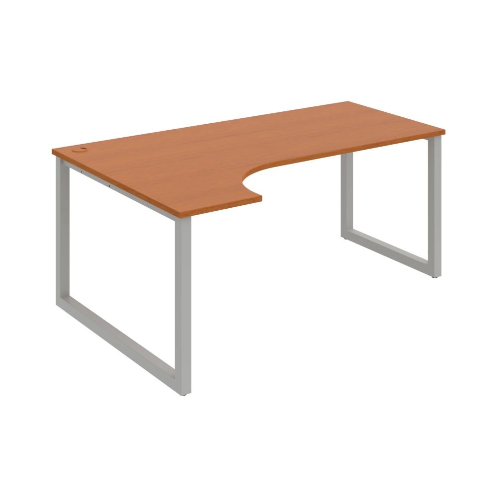 HOBIS kancelářský stůl tvarový, ergo pravý - UE O 1800 P, třešeň