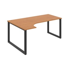 HOBIS kancelářský stůl tvarový, ergo pravý - UE O 1800 P, olše