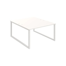 HOBIS kancelářský stůl zdvojený - USD O 1400, bílá