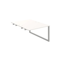 HOBIS přídavný stůl zdvojený - USD O 1200 R, bílá