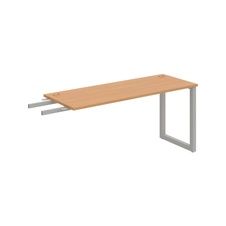 HOBIS přídavný stůl do úhlu - UE O 1600 RU, hloubka 60 cm, buk