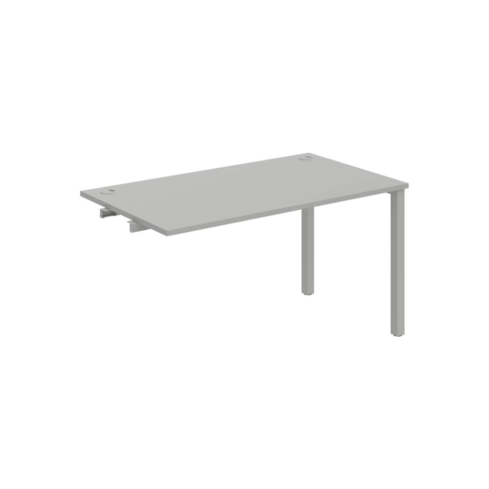 HOBIS přídavný kancelářský stůl rovný - US 1400 R, šedá