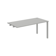 HOBIS přídavný kancelářský stůl rovný - US 1600 R, šedá