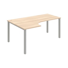 HOBIS kancelářský stůl tvarový, ergo pravý - UE 1800 60 P, akát