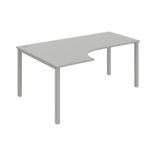 HOBIS kancelářský stůl tvarový, ergo pravý - UE 1800 60 P, šedá