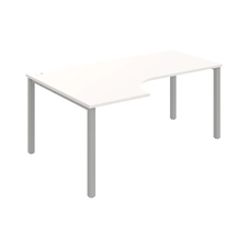 HOBIS kancelářský stůl tvarový, ergo pravý - UE 1800 60 P, bílá