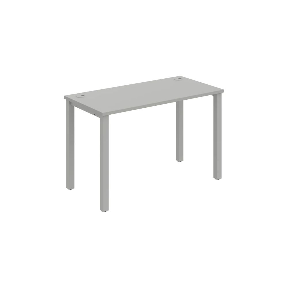 HOBIS kancelářský stůl rovný - UE 1200, hloubka 60 cm, šedá