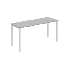 HOBIS kancelářský stůl rovný - UE 1600, hloubka 60 cm, šedá