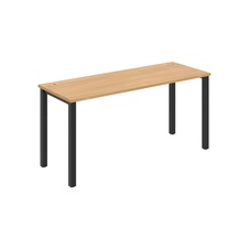 HOBIS kancelářský stůl rovný - UE 1600, hloubka 60 cm, dub