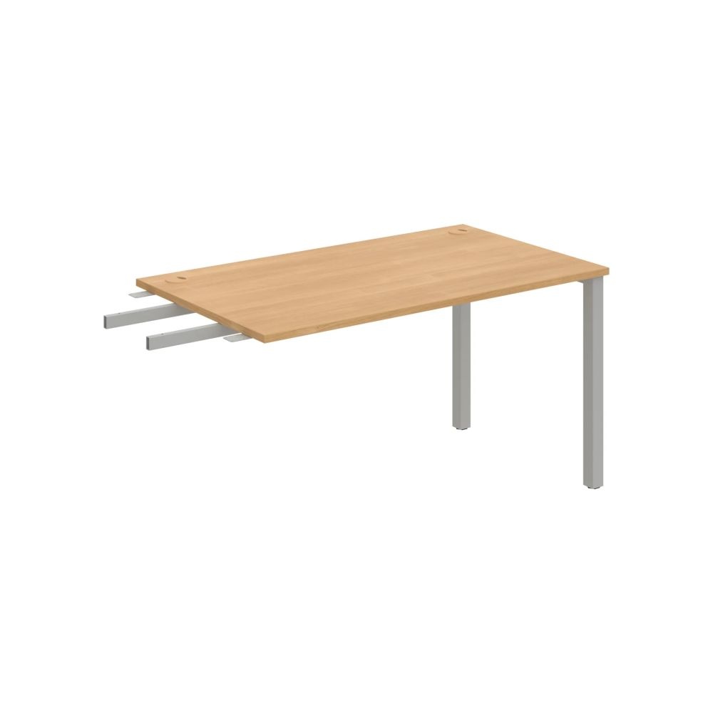 HOBIS přídavný stůl do úhlu - US 1400 RU, hloubka 80 cm, dub