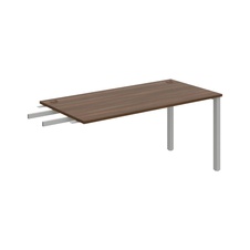 HOBIS přídavný stůl do úhlu - US 1600 RU, hloubka 80 cm, ořech