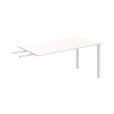 HOBIS přídavný stůl do úhlu - US 1600 RU, hloubka 80 cm, bílá