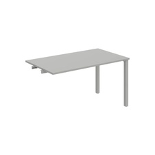 HOBIS přídavný jednací stůl rovný - UJ 1400 R, šedá