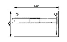 HOBIS spojovací stůl - FS 1400 R, buk