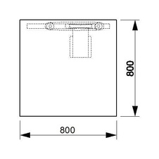 HOBIS spojovací stůl levý - FP 801, akát