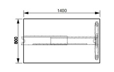 HOBIS kancelářský stůl jednací přídavný rovný - FJ 1400 R, třešeň