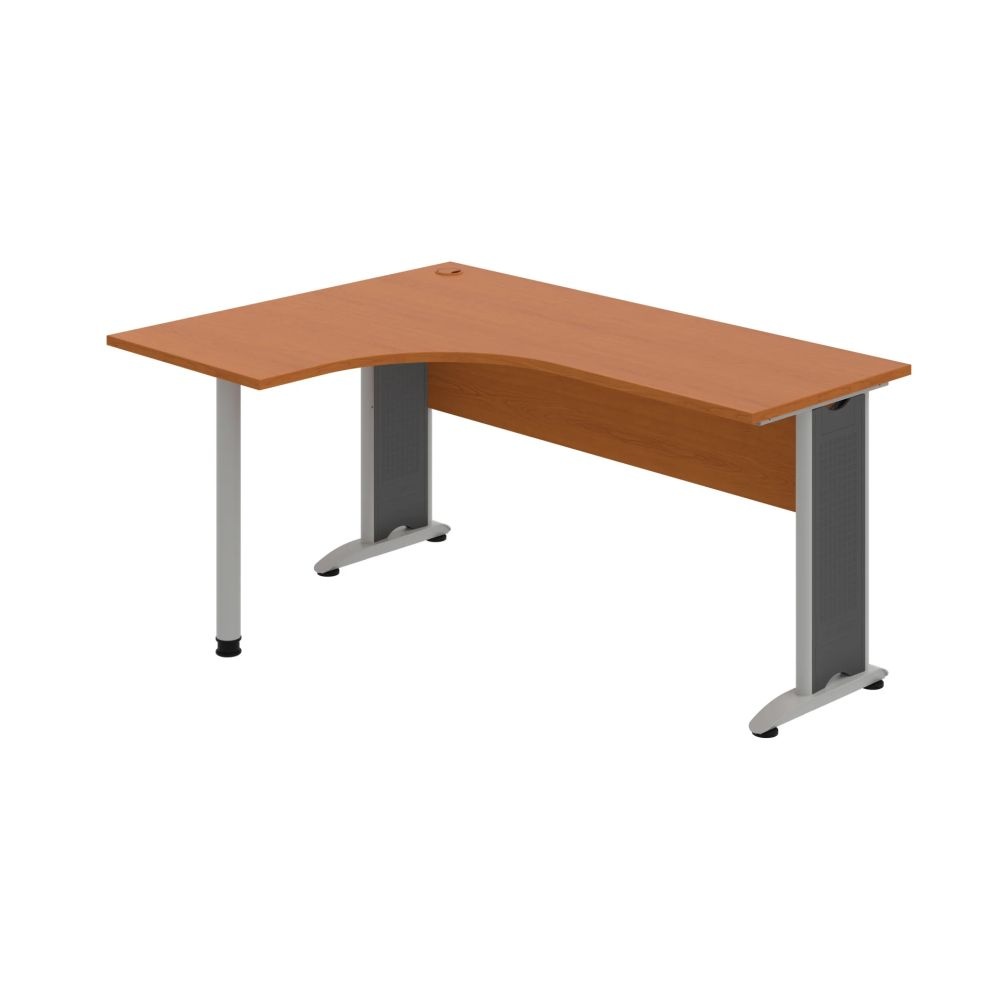 HOBIS kancelářský stůl pracovní tvarový, ergo pravý - CE 60 P, třešeň