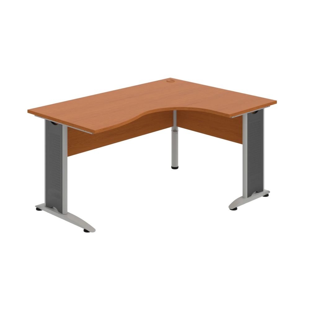HOBIS kancelářský stůl pracovní tvarový, ergo levý - CE 2005 L, třešeň